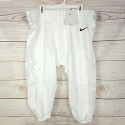 Nike Vapor Team Men’s Football Pants White 908728-100 Size XL NWT
