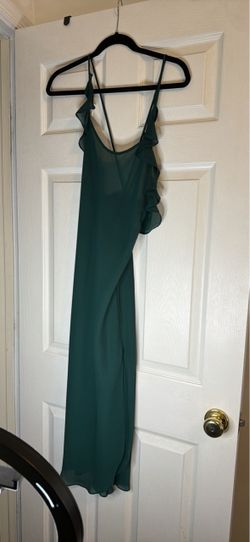 Sheer dress green size medium