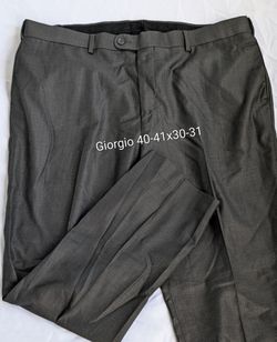Mens Giorgio DePaoli Venice Dress Pants Tag 40x32, I Measure 41x31, Real Deep Pockets, 90% Polyester, 10% Rayon, Very Light Weight, Just Cleaned. Save