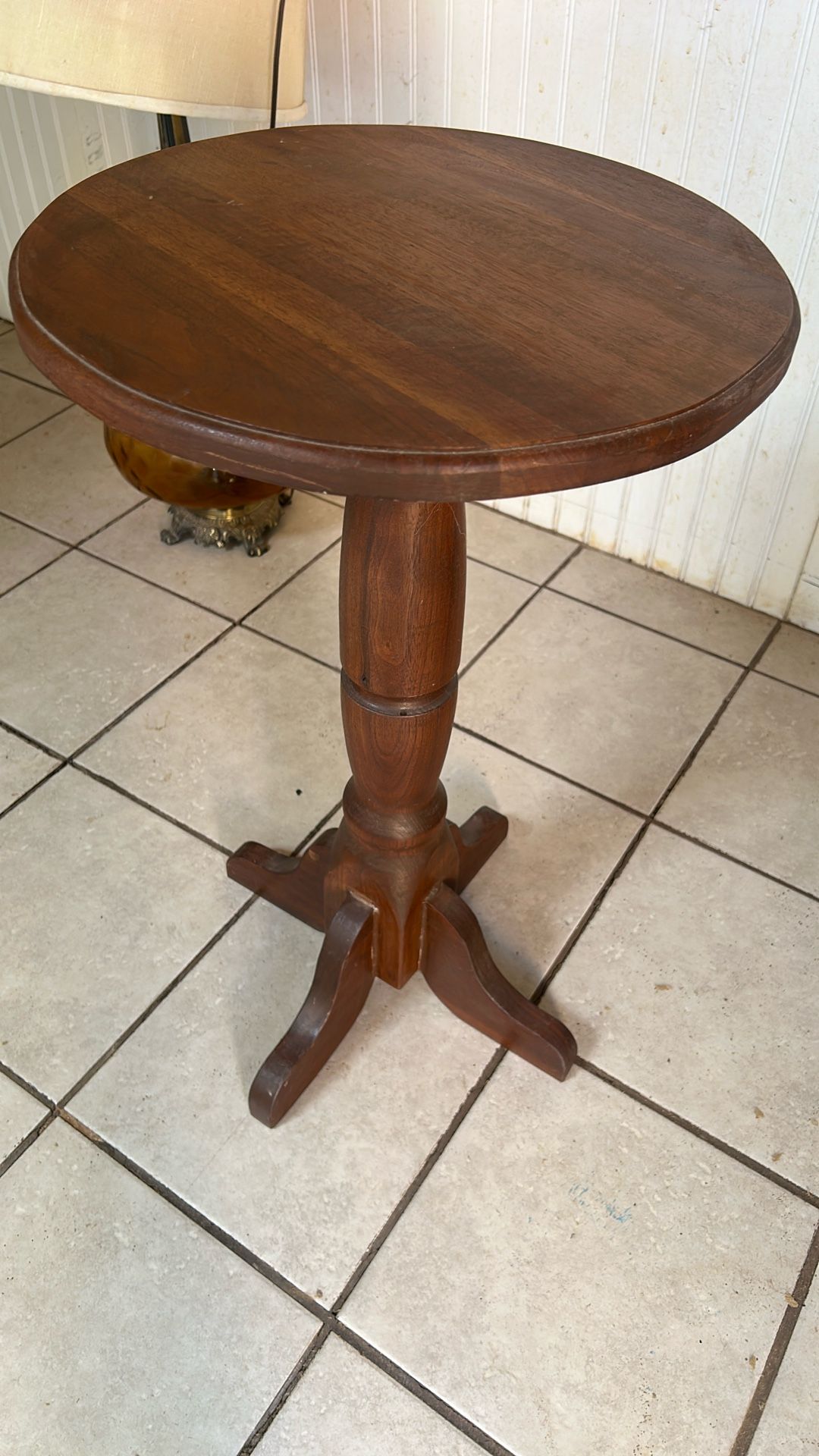 Small Custom Lamp End Table