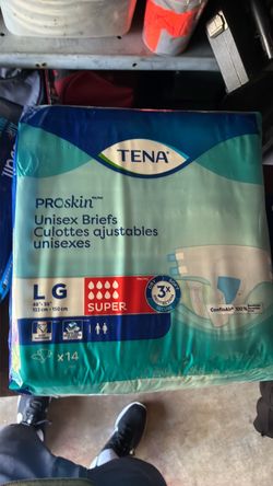 Adult diapers - new out of box - Large size - TENA brand