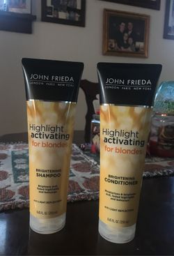 John Frieda highlight activating for blondes Shampoo and Conditioner