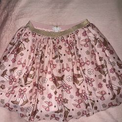 Cute pink girls skirt