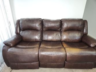 Leather sofa