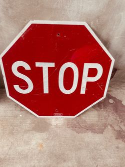 Metal Stop Sign – Used Road Sign