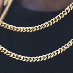 22” gold chain