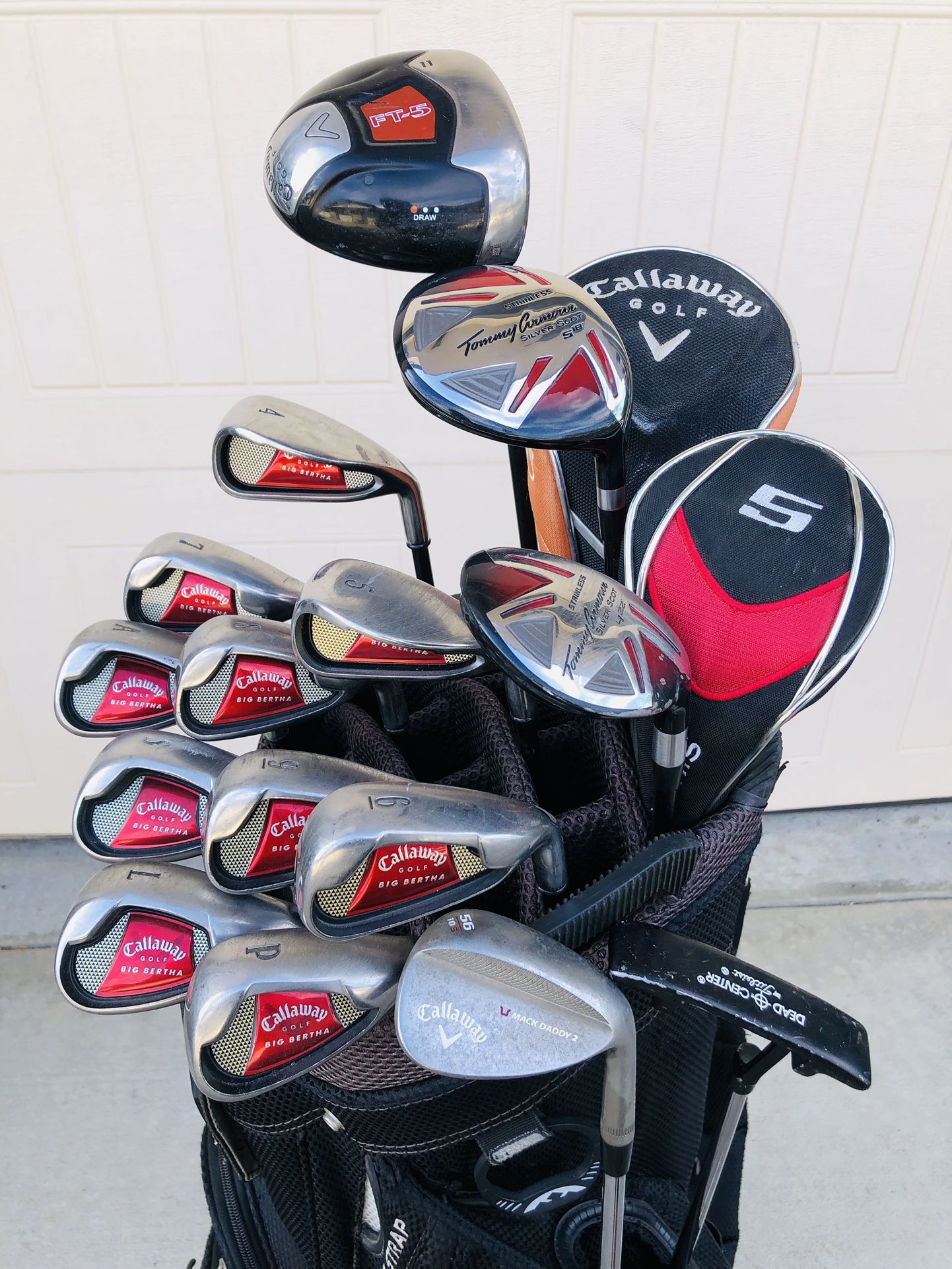 Callaway Golf Set Irons 4-PW, SW, AW, Callaway Driver