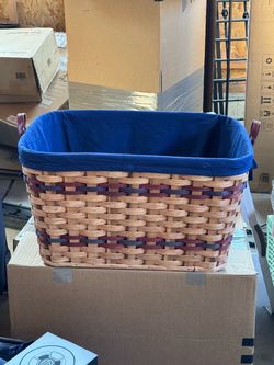 FREE! Lined Amish Handmade Basket