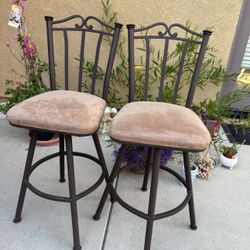 Set Of 2 Nice Durable High Chairs 