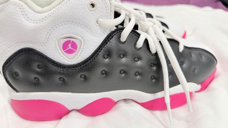 Air Jordan 13 Retro White Black Pink Sneakers