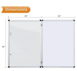 VIZ-PRO Lockable Noticeboard #LN4836L