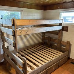 Twin Over Full Solid Wood Bunkbed