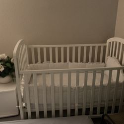 White Baby Crib