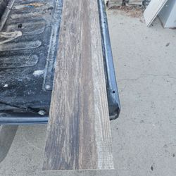 8" x 48" porcelain tile wood plank style approx. 250 square feet