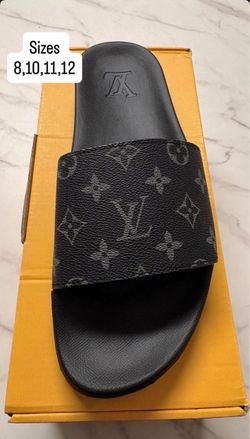 Louis Vuitton Monogram Eclipse Slide Sandals