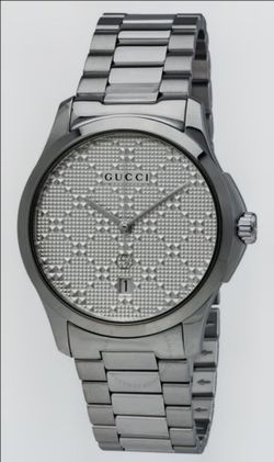 Gucci Men's G-Timeless Silver Dial Swiss Quartz Watch - YA126459