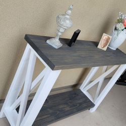 48" Entryway Farmhouse Table * New Solid Wood