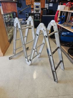 Werner 12' M1-6-12 Aluminum Articulated Ladder 250lb Weight Capacity P818332-1