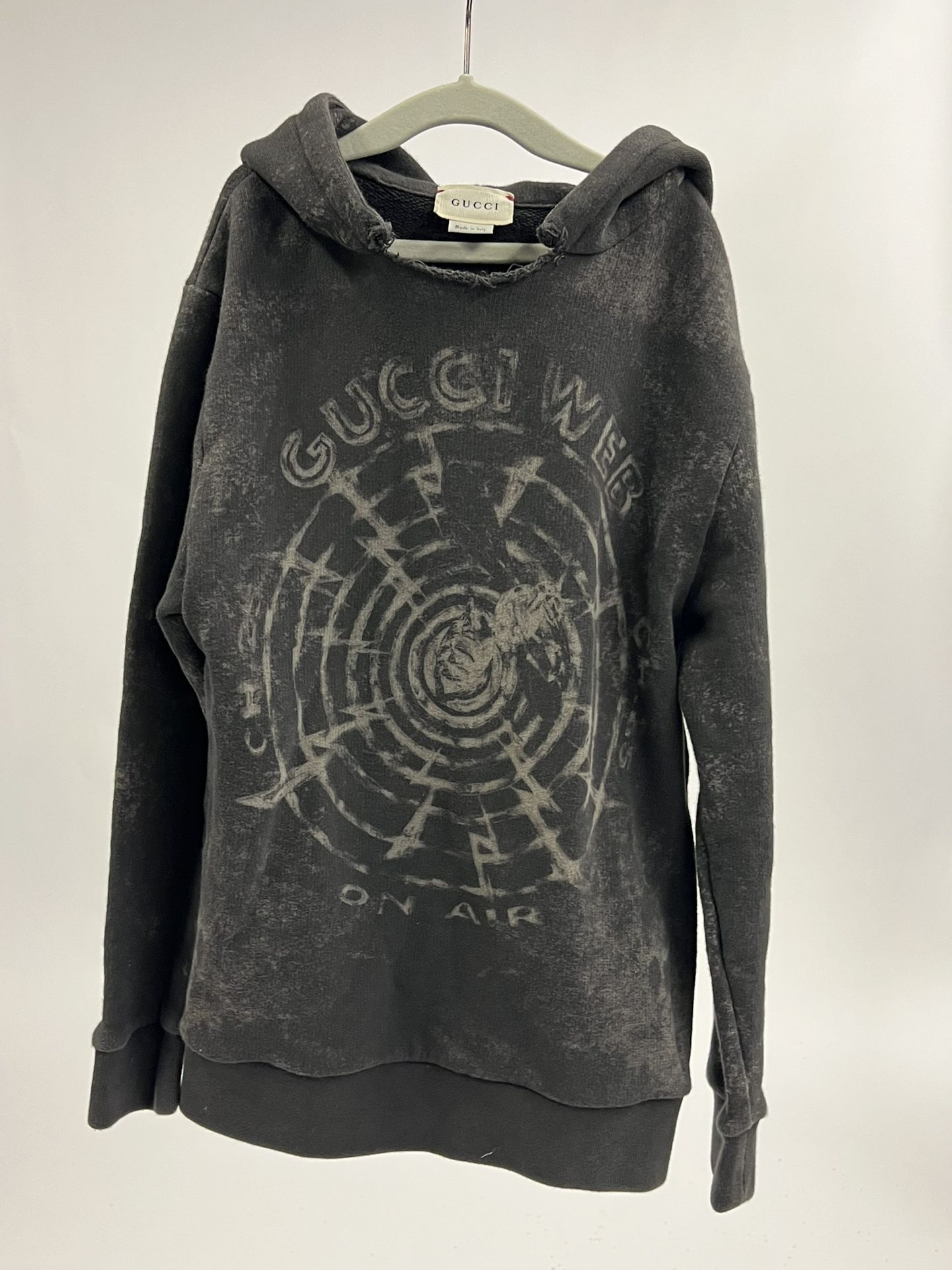 Gucci Kids “Web On Air” Hoodie – Made in Italy – Size 8