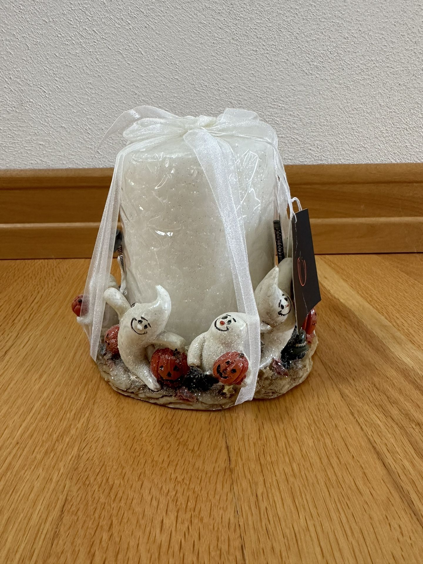 Candle with Halloween Base