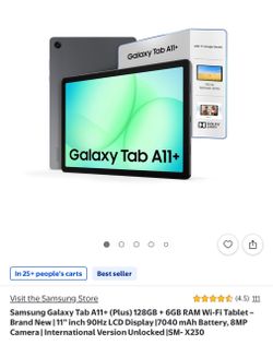 Samsung galaxy tab A11 plus , 128gb