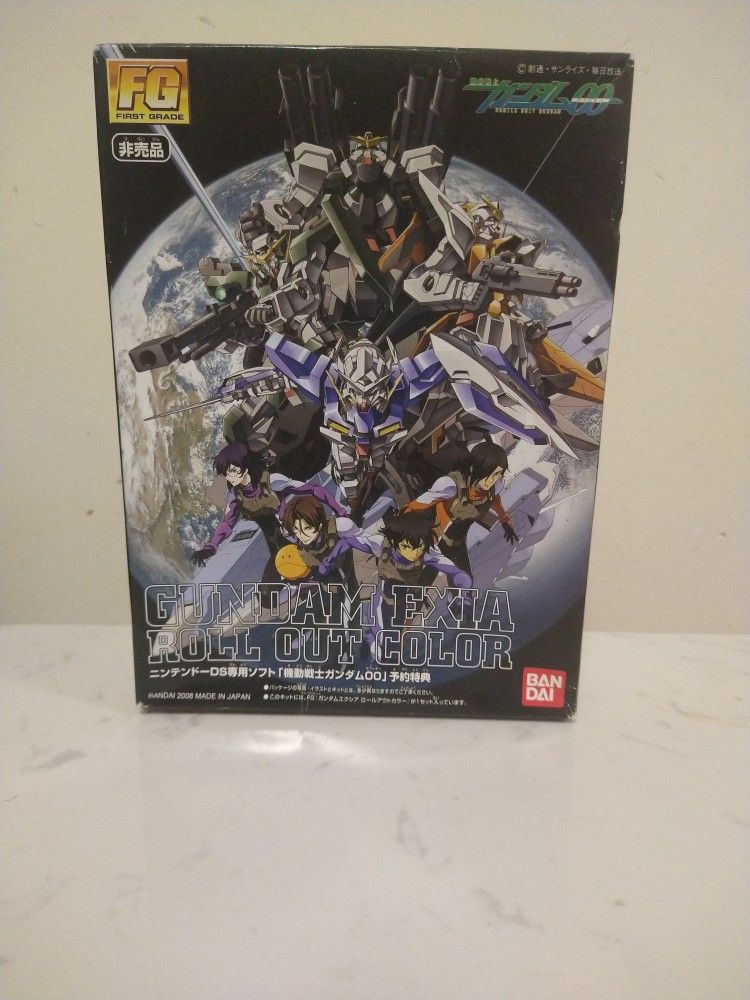 Rare First Grade 1/144 Scale Exia Rollout Colors Model Kit