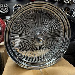 22” Standard Offset Wire Wheels Universal 5/6 Lug Payment Plan Options 