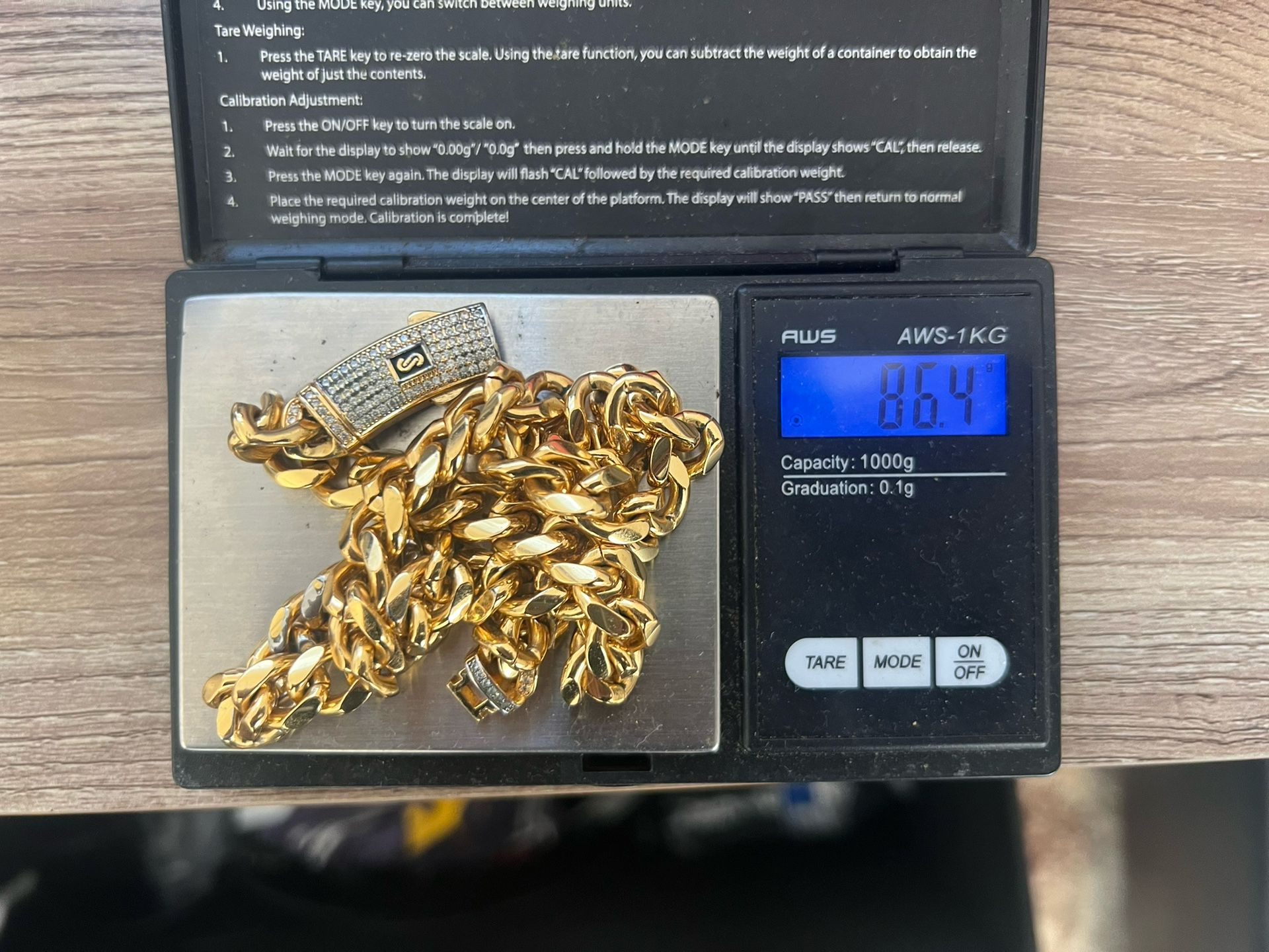 86 G Cuban Link