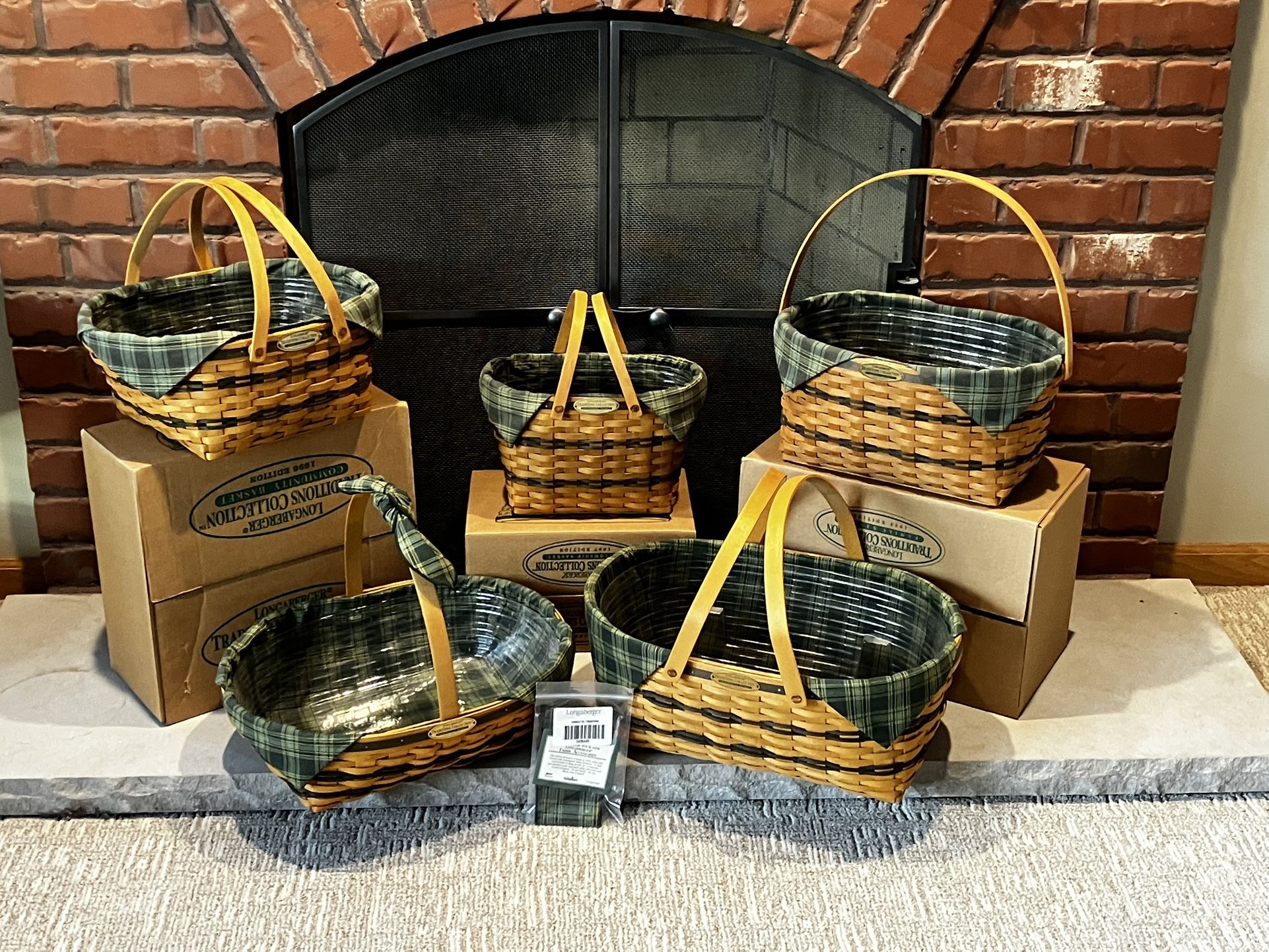 Longaberger Family Traditions 5 Baskets Complete Series Inspired By Dave Longaberger