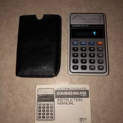 Casio Biolator H-108 Electronic Calculator 