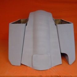 Harley Davidson Heritage Softail 5″ Extended Saddlebags No Lids Fender Right Cut Out