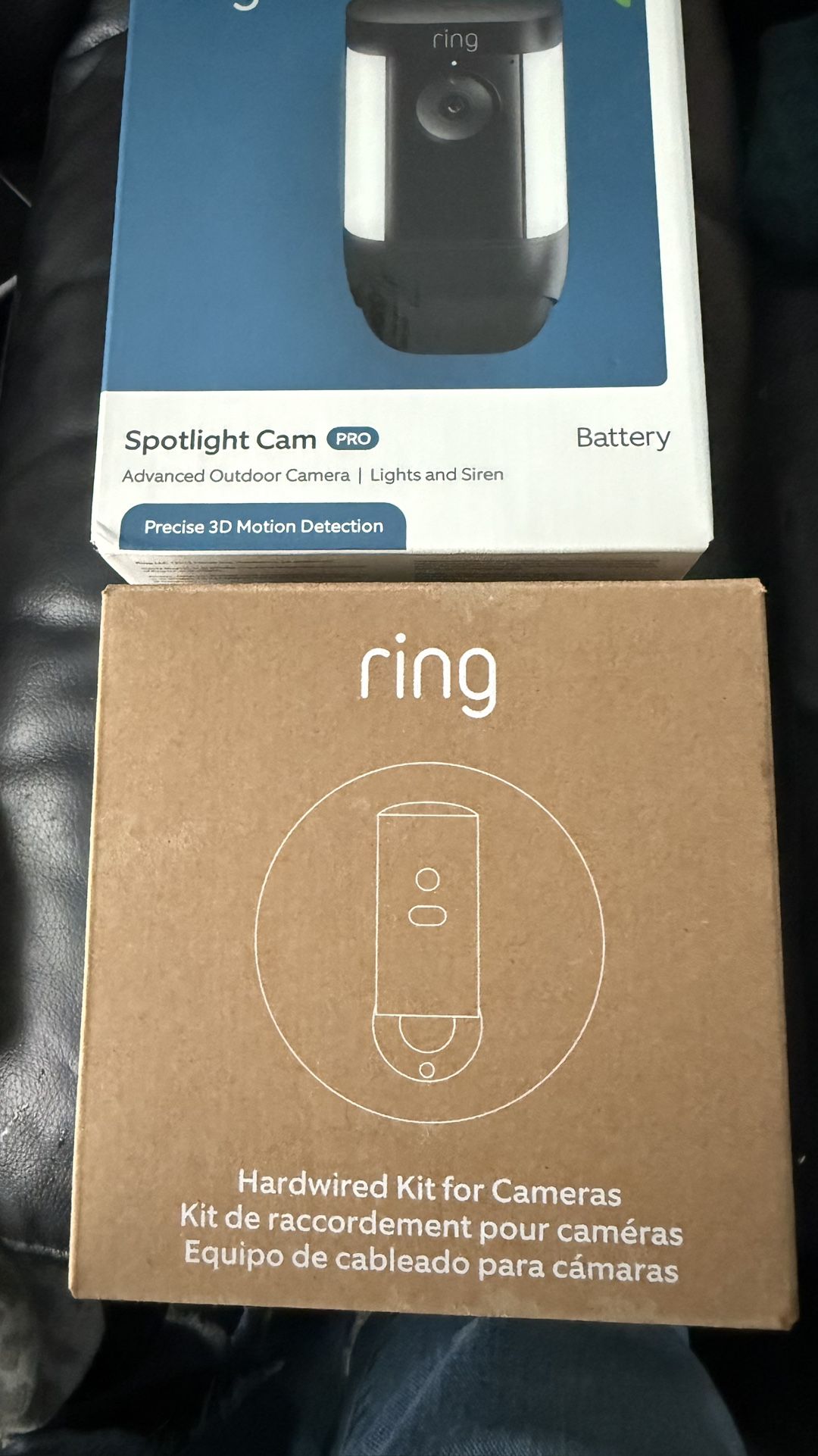 Ring Spotlight Cam Pro With Hardwired Kit
