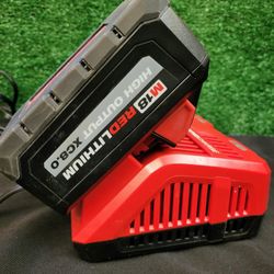 Milwaukee M18 18-Volt Lithium-Ion HIGH OUTPUT XC 8.0 Ah Battery with rapid charger. 