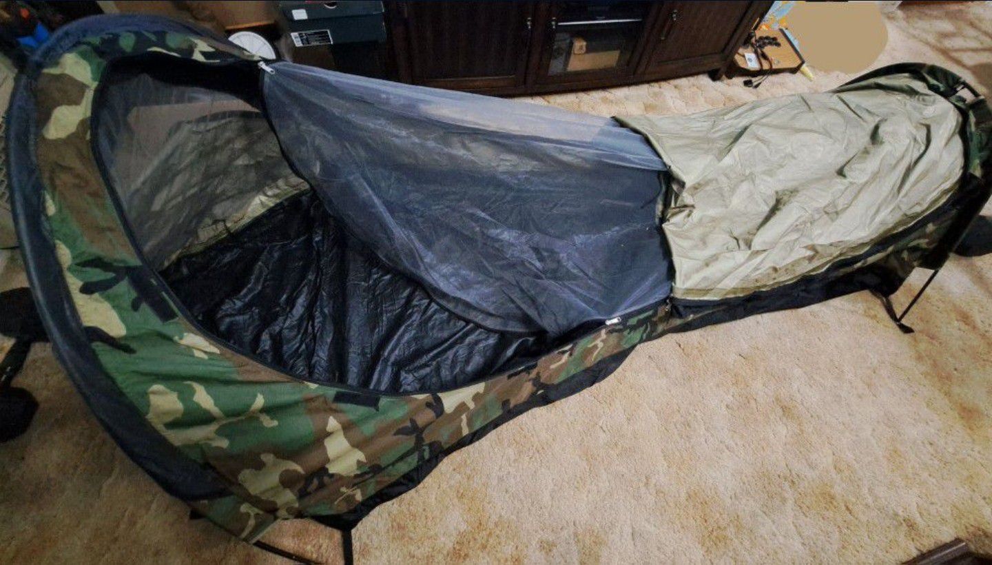 Integral Tactical Observer Woodland Camo M82 Bivy Shelter Tent 