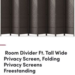 Two Privacy Screens, NIB 6-Panel 6 Feet Tall 