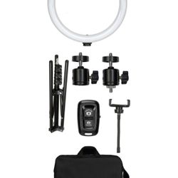 Sunpak - 12" Bicolor LED Ring Light Kit