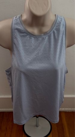 MAS Intimates light blue textured raceback tank top, size S