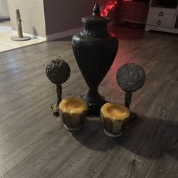 Antique Candle Holders 