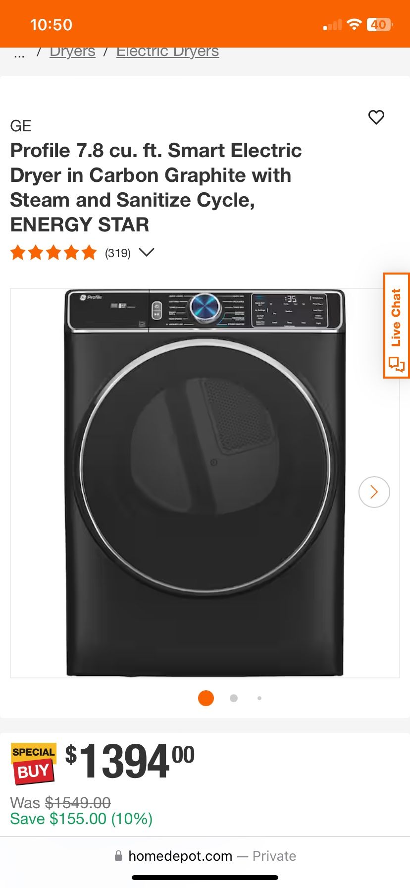 Washers Dryers