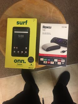 Tablet & Roku brand new