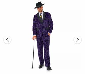 Adult Purple Tiger Pimp Suit Costume