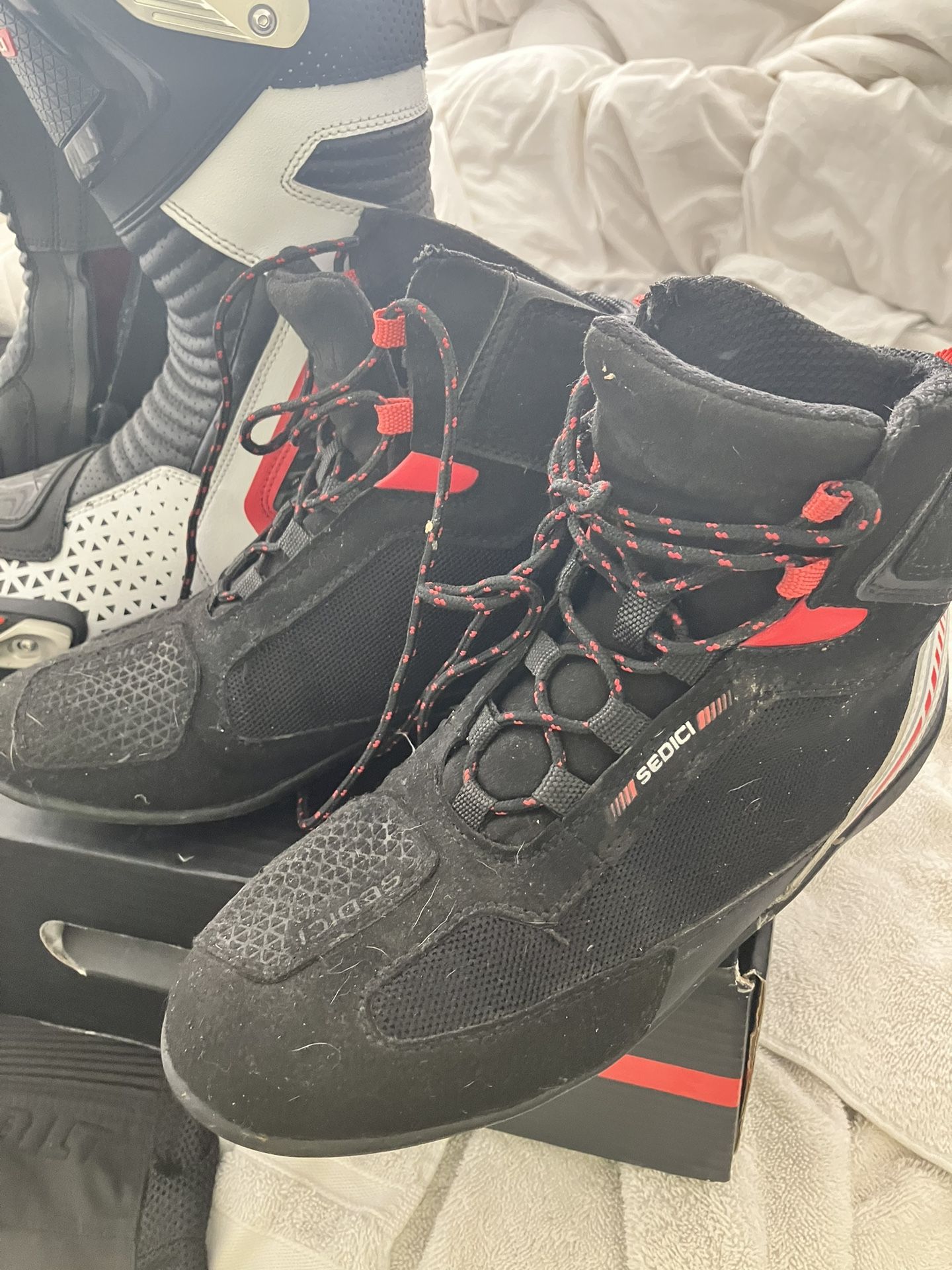 Brand New Sedici Mid Ankle Motorcycle Boots.
