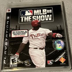 MLB 08: The Show (Sony PlayStation 3, PS3, 2008) Brand New 
