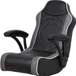 Rocker I Emerald Floor Rocker Gaming Chair I 2.0 Wired Audio System, Headrest-