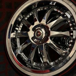 20" Red Vouge Tires And Wheels