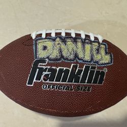Football With Daniel Name Painted 
