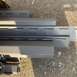 Charcoal gray Jay channel vinyl siding 24 pieces 12 foot long brand new