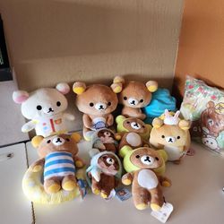2 For $25 San-X Rilakkuma And Korilakkuma Plushies