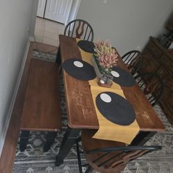 Farmhouse 6 Seat Dining Table 