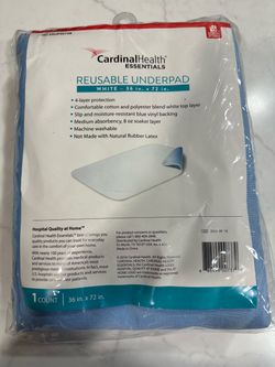 Cardinal Health Essentials Reusable Underpad 36” × 72”